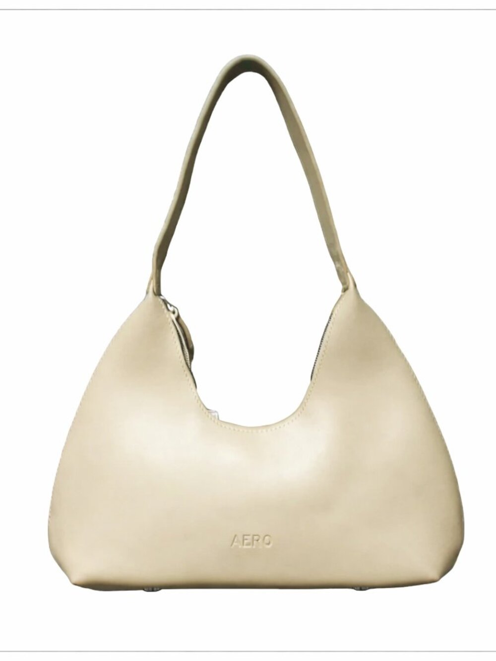 Aéropostale Tan Faux Leather Hobo Shoulder Bag